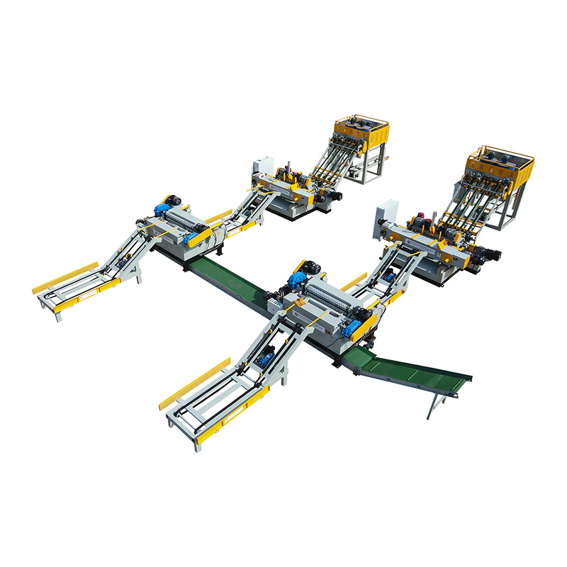 Ligne d'assemblage de pelage sans broche une à deux