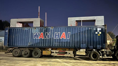 Ligne de production de contreplaqué livrée sans problème