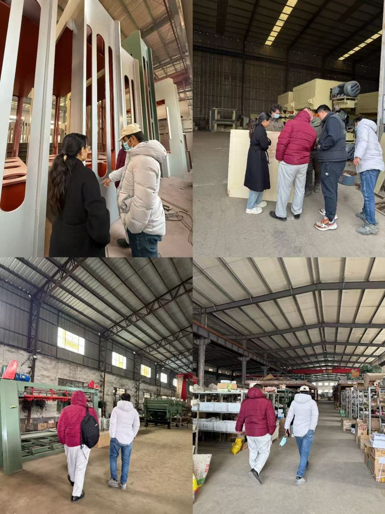 Les clients visitent l'usine pour inspection et explorez ensemble le nouvel avenir de l'équipement mécanique